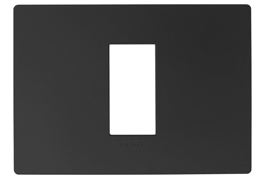 S33 Noir Mate 330126 Placa Simple
