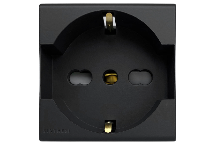 S33 Noir Mate 333326 Tomacorriente Schuko