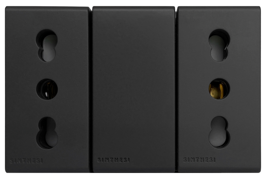 S33 Noir Mate 333526 Tomacorriente Duplex