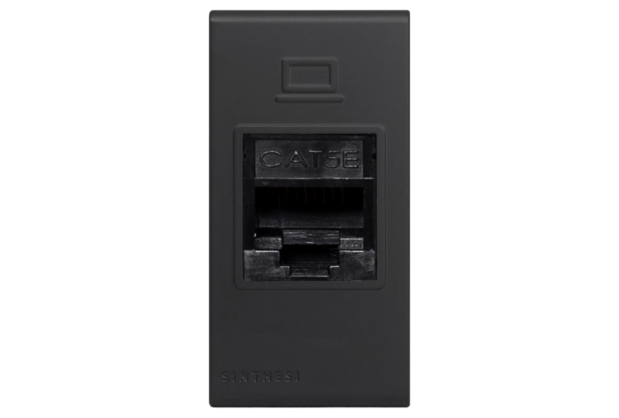 S33 Noir Mate 334126 Toma Datos Rj45 CAT 5E