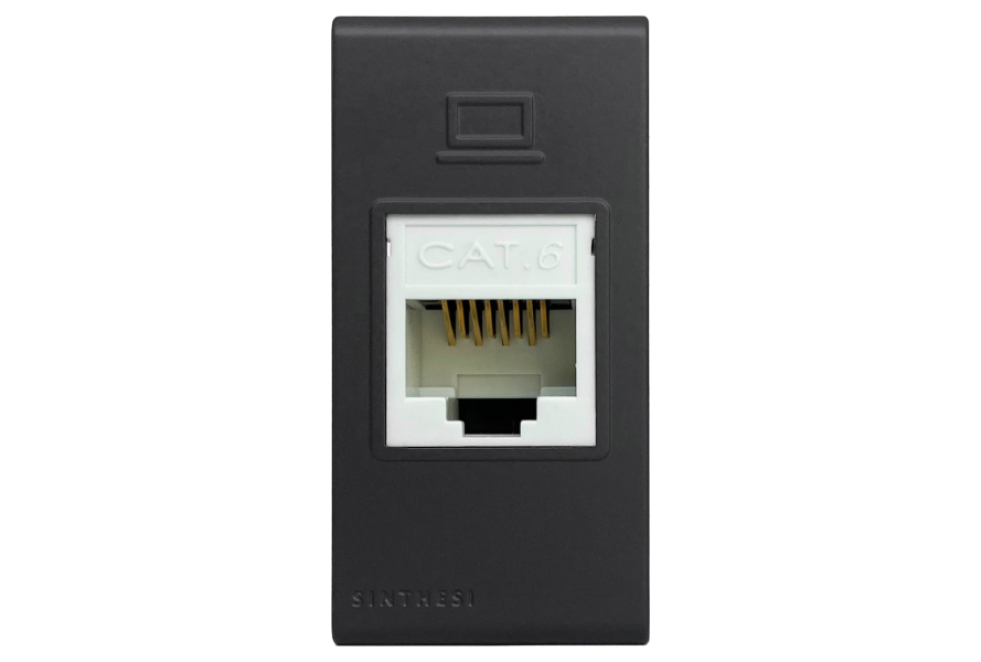 S33 Noir Mate 334626 Toma Datos Rj45 CAT 6