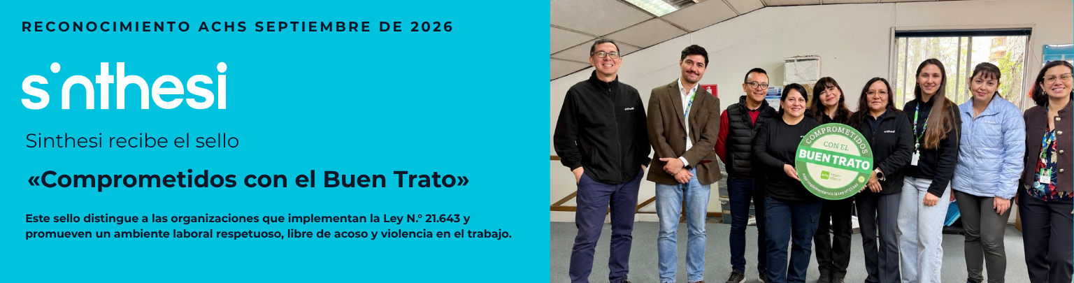 RECONOCIMIENTO ¡Sinthesi recibe el sello «Comprometidos con el Buen Trato»!